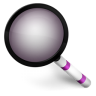 Magnifier Purple Icon 96x96 png